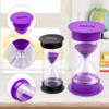 EMDMAK Sand Timer, Acrylic Hourglass Timer Colorful Sandglass Timer 1 min/2 mins/3 mins/5 mins/10 mins/15 mins Sand Clock for Games Classroom Home Office(Large) view 3