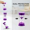 EMDMAK Sand Timer, Acrylic Hourglass Timer Colorful Sandglass Timer 1 min/2 mins/3 mins/5 mins/10 mins/15 mins Sand Clock for Games Classroom Home Office(Large) view 4