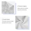 ALAZA Silver Snowflake Towel Set - 3 Soft, Highly Absorbent Towels for Bath, Kitchen, Beach & Spa view 3