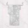 ALAZA Silver Snowflake Towel Set - 3 Soft, Highly Absorbent Towels for Bath, Kitchen, Beach & Spa view 4