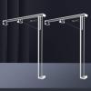 12 Pieces Valance Clips Vertical Blind Clear Valance Clip Bracket Vertical Blind Hidden Installation Bracket Replacement Part, Outside Mount view 2