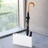 Umbrella Racks WXYZ White Wrought Iron Umbrella Stand, Compact Household Umbrella Bucket, Can Hold 4 Long Umbrellas and 2 Short Umbrellas, 40x7.5x22.5cm view 3