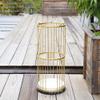 Umbrella Racks WXYZ Creative Iron Umbrella Stand, Marble Base Umbrella Bucket with Hook, Household Hotel Umbrella Drain Stand, 24x55cm Gold, Black (Color : Gold2) view 2