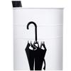 Umbrella Racks WXYZ White Wrought Iron Umbrella Stand, Floor-Standing Umbrella Bucket, Waterproof and Rustproof, Golf Club Storage Bucket 21x47cm (Color : White2) view 4