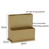 Umbrella Racks AYY Golden Metal Commercial Umbrella Stand Umbrella Holder, Large-Capacity Hall Corridor Entrance Decoration, Hotel School Cafe Storage Rack, Waterproof and Rustproof view 2