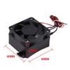 PTC Fan Heater,12V 100W Thermostatic Ceramics Fast Heating Air Dehumidification DC Fan Heater DIY Accessories for Car Small Space Culture Room view 2