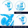 6 Pieces Recycle Sticker Decal for Trash Can, Re-Adjustable Waterproof Bin Labels Paper Metal Plastic Glass Waste Sorting Recycling Sticker Sign for Use at Home and Office view 4