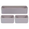 Hemobllo Wall Mounted Organizer Boxes 3-Pack Punch Free Storage Holder Stick on Wall Organizer for Remote Controls Keys Cosmetics Bedroom Kitchen Bathroom 10.62X3.14X2.36In view 1