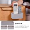 Hemobllo Wall Mounted Organizer Boxes 3-Pack Punch Free Storage Holder Stick on Wall Organizer for Remote Controls Keys Cosmetics Bedroom Kitchen Bathroom 10.62X3.14X2.36In view 2