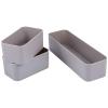 Hemobllo Wall Mounted Organizer Boxes 3-Pack Punch Free Storage Holder Stick on Wall Organizer for Remote Controls Keys Cosmetics Bedroom Kitchen Bathroom 10.62X3.14X2.36In view 4