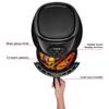 CHEFMAN Small Air Fryer Healthy Cooking, Nonstick, User Friendly and Digital Touch Screen, w/ 60 Minute Timer & Auto Shutoff, Dishwasher Safe Basket, BPA-Free, Glossy Black, 3.5 Qt. view 2