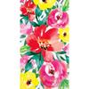 Vibrant Multicolor Brushed Floral Paper Guest Towels, Pack of 24 - Eye-Catching Design, Absorbent & Soft Quality, Perfect For Themed Celebrations & Events view 1