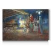 Renditions Gallery A Child is Born Wall Art, Christ in a Manger, Jesus Christ, Mary & Joseph, Religious Christmas Scene, Gallery Wrapped Canvas Decor, Ready to Hang, 12 in H x 18 in W, Made in America view 1