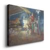 Renditions Gallery A Child is Born Wall Art, Christ in a Manger, Jesus Christ, Mary & Joseph, Religious Christmas Scene, Gallery Wrapped Canvas Decor, Ready to Hang, 12 in H x 18 in W, Made in America view 2