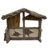 MEGA FAVORS Christmas Nativity Rustic Stable Creche Shed, Perfect for Celebrating & Remembering The True Meaning of Christmas view 1