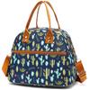 FlowFly Insulated Lunch Bag With Shoulder Strap for Women, Men, and Kids, Large and Reusable, Handle, Freezable Work and School Travel Tote and Meal Prep Organizer,Cactus view 1