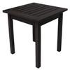 Leigh Country Heartland End Table, Black Finish, Wooden Outdoor Accent Furniture for Porch/Patio/Deck view 1