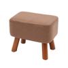 HOMEH Sturdy Solid Wood Frame Bench Sofa Pouffe Stool Anti-Slip Change Shoes Rest Seat for Living Room Hallway (Color : Brown-b) view 1