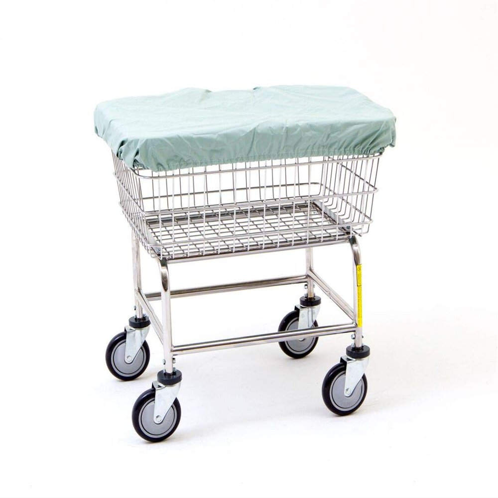 CoolKitchen 131 Nylon Basket Cover Cap for E44; D & G Baskets44; Gray Green - 50 x 21 x 68 in.