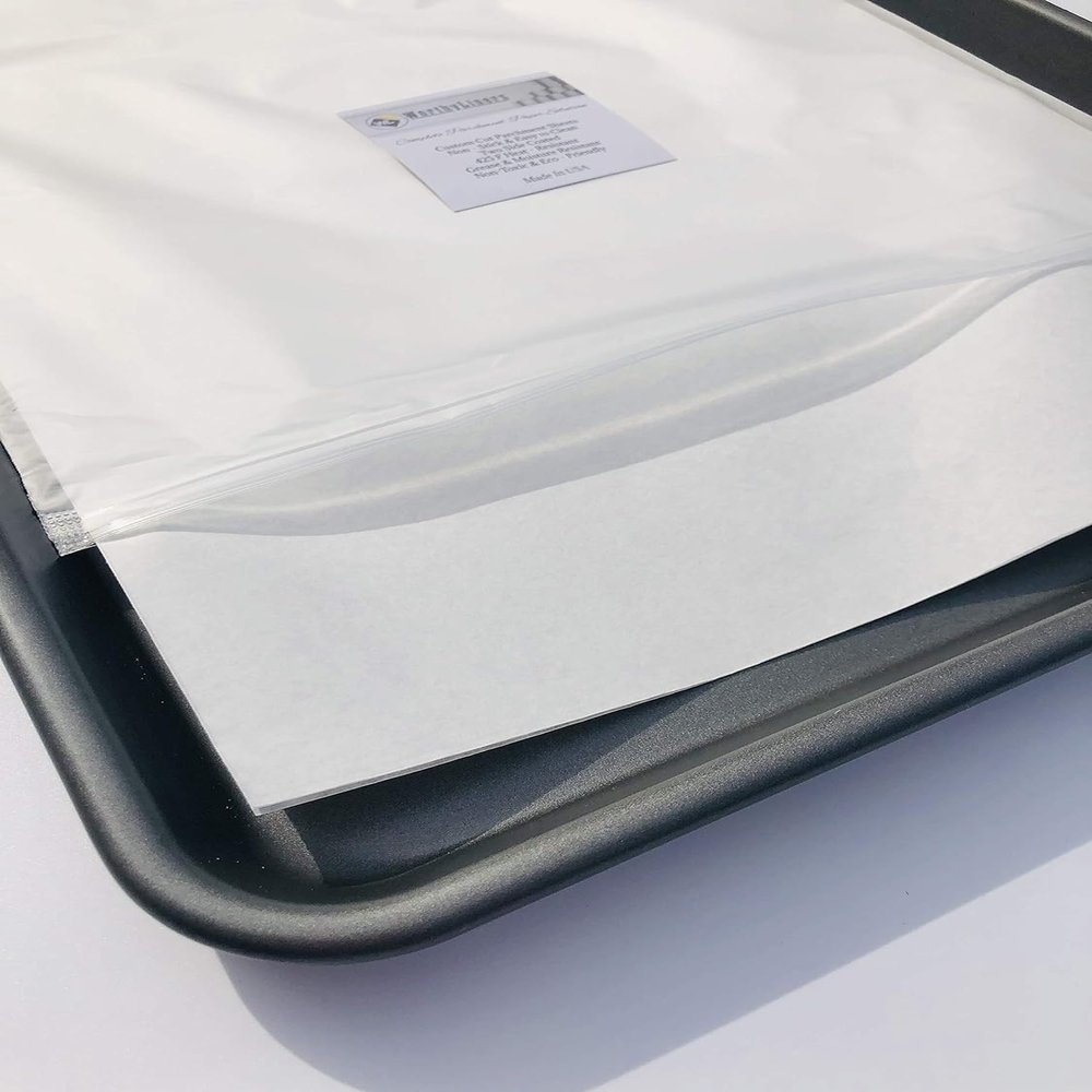 16x24 Parchment Paper Baking 200 Full Sheets | Worthy Liners Non-Stick Precut Baking Parchment, Perfect for baking cookies and cakes - Made in USA