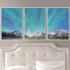 SIGNWIN 3 Piece Framed Canvas Wall Art Dayspring Canvas Prints Home Artwork Decoration for Living Room,Bedroom - 16"x24"x3 Panels view 1
