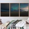 SIGNWIN 3 Piece Framed Canvas Wall Art Starry Sky Canvas Prints Home Artwork Decoration for Living Room,Bedroom - 16"x24"x3 Panels view 1