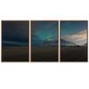 SIGNWIN 3 Piece Framed Canvas Wall Art Starry Sky Canvas Prints Home Artwork Decoration for Living Room,Bedroom - 16"x24"x3 Panels view 2