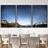 SIGNWIN 3 Piece Framed Canvas Wall Art Starry Sky Canvas Prints Home Artwork Decoration for Living Room,Bedroom - 16"x24"x3 Panels view 1