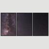 SIGNWIN 3 Piece Framed Canvas Wall Art Starry Sky Canvas Prints Home Artwork Decoration for Living Room,Bedroom - 16"x24"x3 Panels view 3