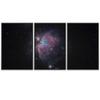 SIGNWIN 3 Piece Framed Canvas Wall Art Galaxy Stars Canvas Prints Home Artwork Decoration for Living Room,Bedroom - 16"x24"x3 Panels view 2