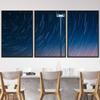 SIGNWIN 3 Piece Framed Canvas Wall Art Starry Sky Canvas Prints Home Artwork Decoration for Living Room,Bedroom - 16"x24"x3 Panels view 1