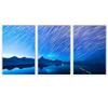 SIGNWIN 3 Piece Framed Canvas Wall Art Starry Sky Canvas Prints Home Artwork Decoration for Living Room,Bedroom - 16"x24"x3 Panels view 2