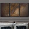 SIGNWIN 3 Piece Framed Canvas Wall Art Starry Sky Canvas Prints Home Artwork Decoration for Living Room,Bedroom - 16"x24"x3 Panels view 1