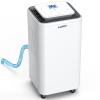 LUKO 2000 Sq. Ft Dehumidifiers for Large Room and Basements, 30 Pints Dehumidifier with Drain Hose, Auto or Manual Drainage, 0.528 Gallon Water Tank, Auto Defrost, Dry Clothes Function, 24H Timer view 1