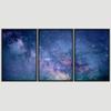 SIGNWIN 3 Piece Framed Canvas Wall Art Galaxy Stars Canvas Prints Home Artwork Decoration for Living Room,Bedroom - 16"x24"x3 Panels view 3