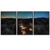 SIGNWIN 3 Piece Framed Canvas Wall Art Starry Sky Canvas Prints Home Artwork Decoration for Living Room,Bedroom - 16"x24"x3 Panels view 2