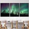 SIGNWIN 3 Piece Framed Canvas Wall Art Dayspring Canvas Prints Home Artwork Decoration for Living Room,Bedroom - 16"x24"x3 Panels view 1