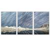 SIGNWIN 3 Piece Framed Canvas Wall Art Starry Sky Canvas Prints Home Artwork Decoration for Living Room,Bedroom - 16"x24"x3 Panels view 2