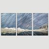 SIGNWIN 3 Piece Framed Canvas Wall Art Starry Sky Canvas Prints Home Artwork Decoration for Living Room,Bedroom - 16"x24"x3 Panels view 3