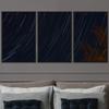 SIGNWIN 3 Piece Framed Canvas Wall Art Starry Sky Canvas Prints Home Artwork Decoration for Living Room,Bedroom - 16"x24"x3 Panels view 1