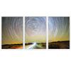 SIGNWIN 3 Piece Framed Canvas Wall Art Starry Sky Canvas Prints Home Artwork Decoration for Living Room,Bedroom - 16"x24"x3 Panels view 2