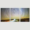 SIGNWIN 3 Piece Framed Canvas Wall Art Starry Sky Canvas Prints Home Artwork Decoration for Living Room,Bedroom - 16"x24"x3 Panels view 3