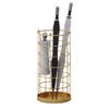Umbrella Racks Golden Wrought Iron Umbrella Stand, Fashion and Creative Home Hotel Lobby Umbrella Storage Rack, with Hook, Stable and Durable, 25x50cm view 1
