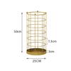 Umbrella Racks Golden Wrought Iron Umbrella Stand, Fashion and Creative Home Hotel Lobby Umbrella Storage Rack, with Hook, Stable and Durable, 25x50cm view 2