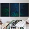 SIGNWIN 3 Piece Framed Canvas Wall Art Starry Sky Canvas Prints Home Artwork Decoration for Living Room,Bedroom - 16"x24"x3 Panels view 1