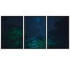 SIGNWIN 3 Piece Framed Canvas Wall Art Starry Sky Canvas Prints Home Artwork Decoration for Living Room,Bedroom - 16"x24"x3 Panels view 2