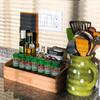 Countertop Organizer and Spice Rack Multi-Purpose Natural Bamboo Storage Shelf for Kitchen, Bathroom, or Office view 1