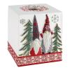 Avanti Linens - Tissue Box Cover, Resin Bathroom Essentials, Ideal Christmas Decorations (Christmas Gnomes Collection) view 1
