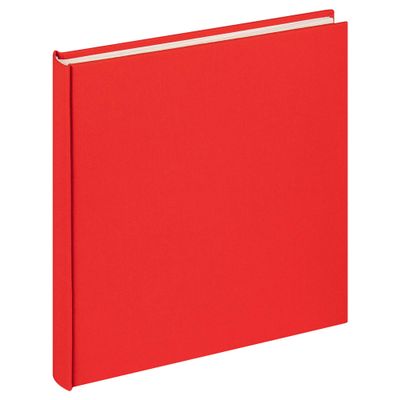 Walther Photo Album, Linen, red, 26 x 25 cm