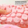 2pcs Silicone Chocolate Molds Cute Alpaca Shape DIY Ice Cube Trays Cake Fondant Jelly Candy Mold Random Color view 3